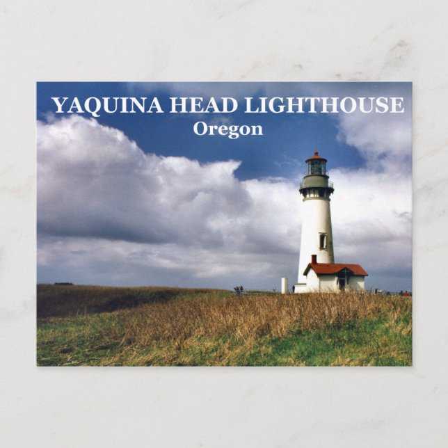 Carte Postale Phare de Yaquina Head, Oregon (Devant)