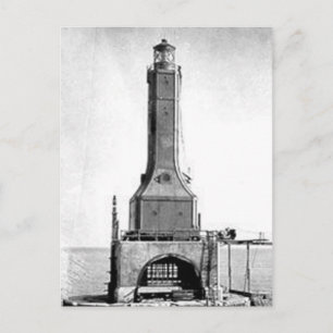 Carte Postale Phare d'Indiana Harbour East Breakwater