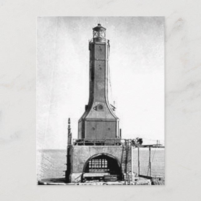 Carte Postale Phare d'Indiana Harbour East Breakwater (Devant)