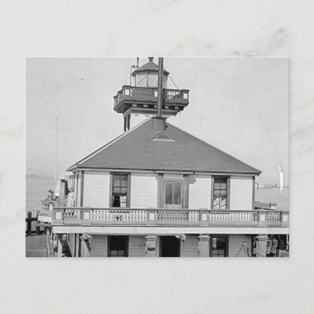 Carte Postale Phare d'Oakland Harbour (Devant)