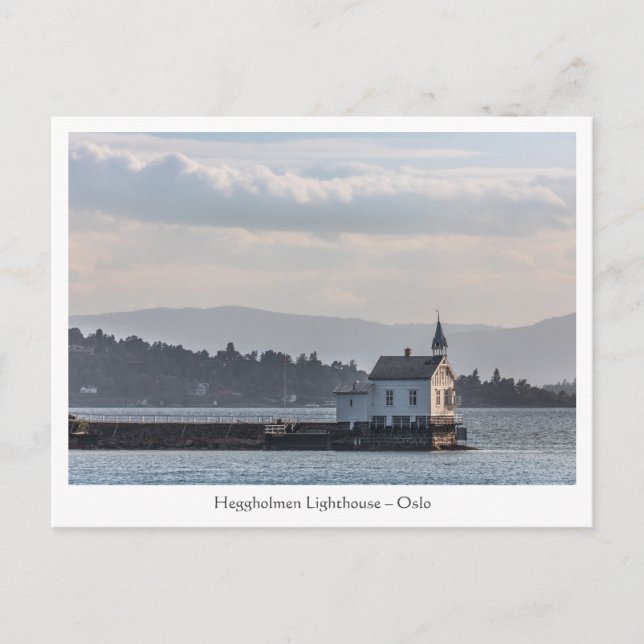Carte Postale Phare d'Oslo (Devant)