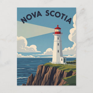 Carte Postale Phare du Canada Nouvelle-Écosse