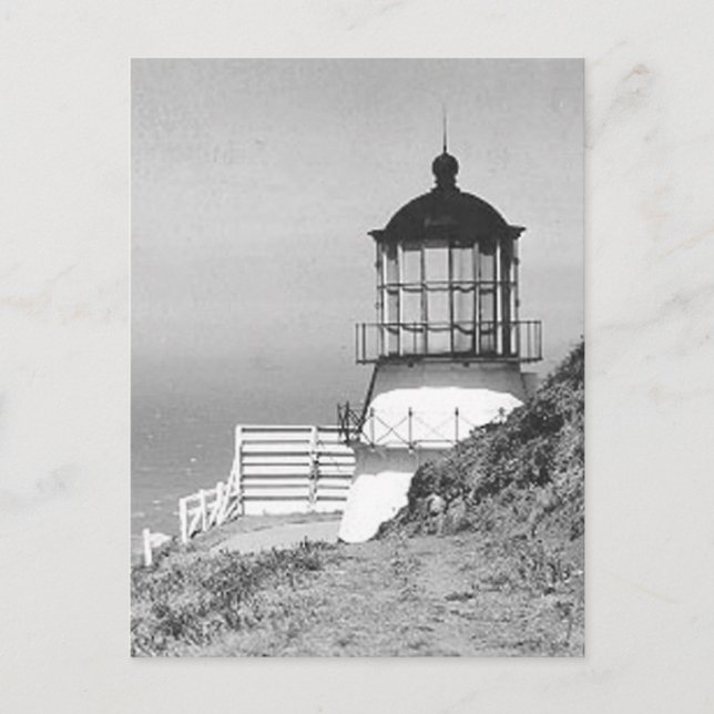 Carte Postale Phare du Cap Mendocino (Devant)