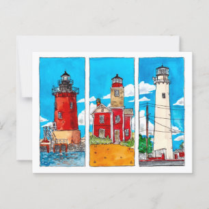 Carte Postale Phare du Delaware