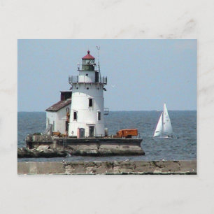 Carte Postale Phare du lac Érié Été