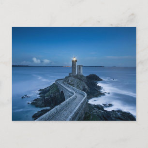 Carte Postale Phare du Petit Minou nuit Finistère France