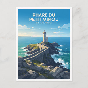 Carte Postale Phare du Petit Minou Plouzané France Cadeau