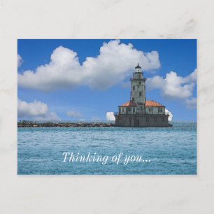 Carte Postale Phare du port de Chicago