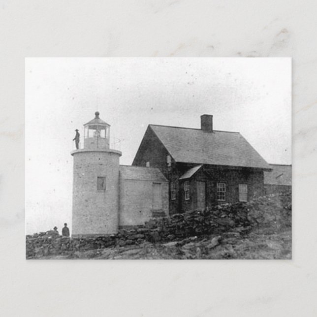 Carte Postale Phare du port des locataires (Devant)