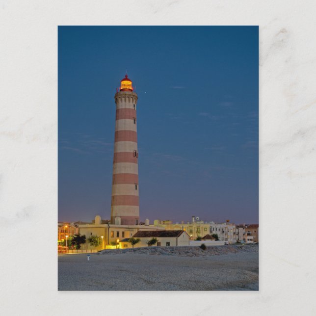 Carte Postale Phare en Aveiro, Portugal (Devant)