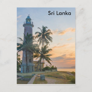Carte Postale Phare, Galle, Sri Lanka