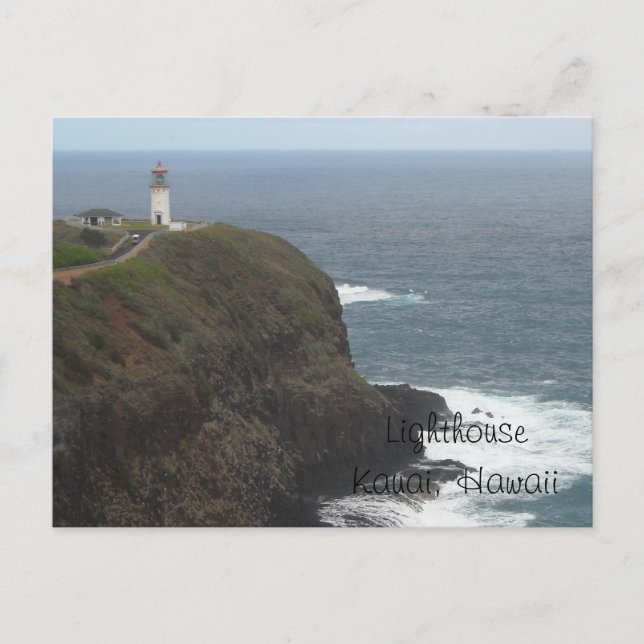Carte Postale Phare - Kauai, Hawaï (Devant)