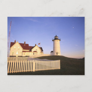 Carte Postale Phare Nobska, Hole Woods, Massachusetts
