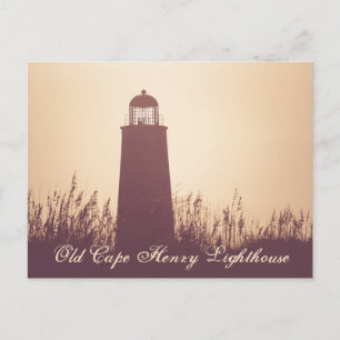 Carte Postale Phare Old Cape Henry - Virginia Beach, VA