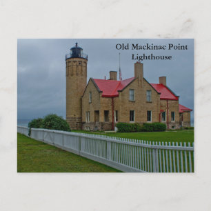 Carte Postale Phare Old Mackinac Point