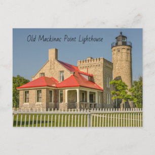 Carte Postale Phare Old Mackinac Point