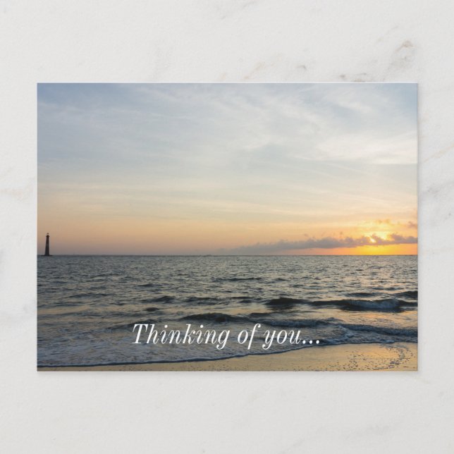 Carte Postale Phare Sunrise (Devant)