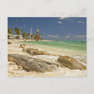 Carte Postale Phare sur la demi-lune Caye Monument Naturel