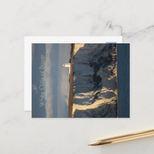 Carte Postale Phare sur les falaises blanches de Dover, Angleter