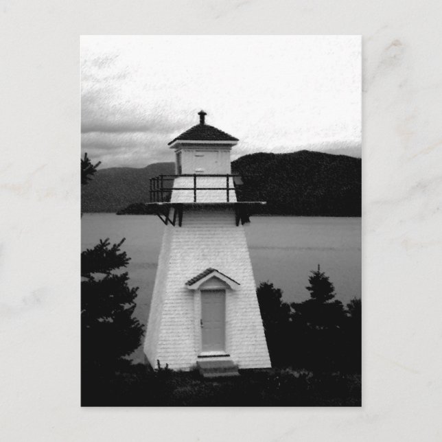 Carte Postale Phare, Woody Point, T.-N.-L., Canada (Devant)
