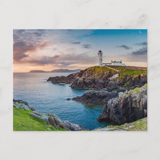 Carte Postale Phares | Phare de Fanad Head Irlande (Devant)