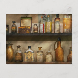 Carte Postale Pharmacie - Médecine du passé