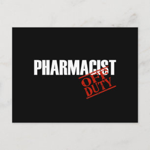 CARTE POSTALE PHARMACISTE HORS FONCTIONNEMENT