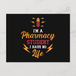 Carte Postale Pharmaciste Je suis un étudiant en pharmacie Techn