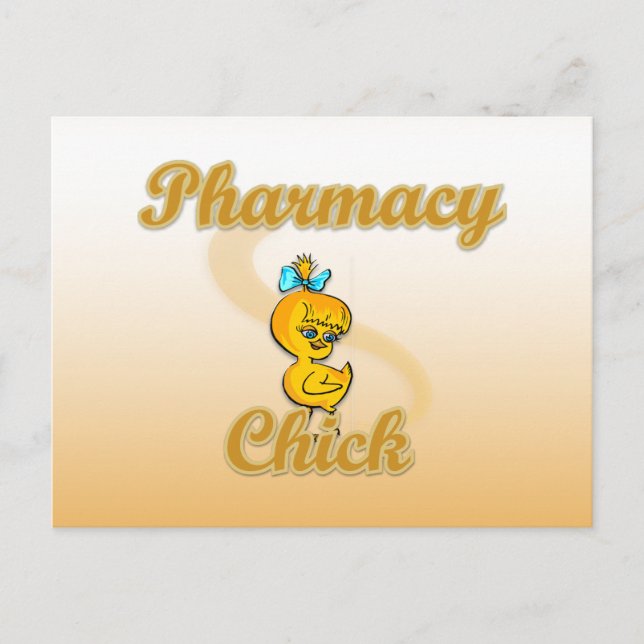 Carte Postale Pharmacy Chick (Devant)