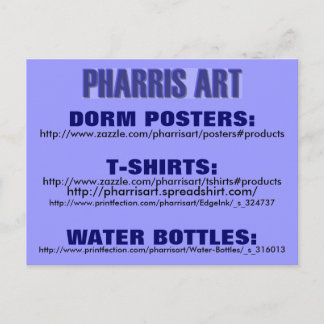 Carte Postale Pharris Art Obtenir Shopping2