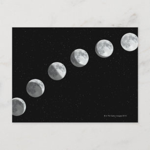 Carte Postale Phases de la lune