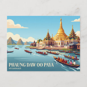 Carte Postale Phaung Daw Oo Paya Myanmar
