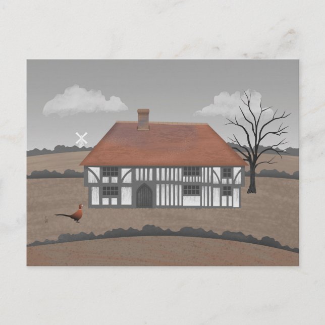 Carte Postale Pheasant Farmhouse (Devant)