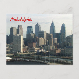 Carte Postale Philadelphia Skyline