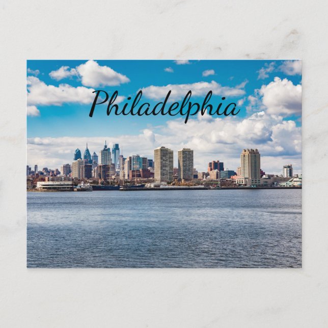 Carte Postale Philadelphia Skyline (Devant)