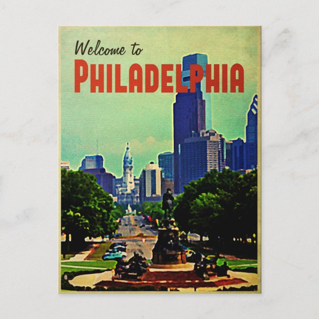 Carte Postale Philadelphie (Devant)