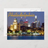 Carte postale Philadelphie (Devant / Derrière)