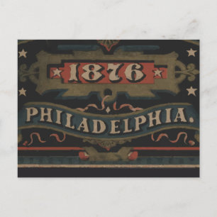 Carte Postale Philadelphie 1876 pennsylvanie