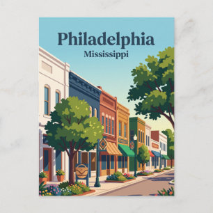 Carte Postale Philadelphie, Mississippi