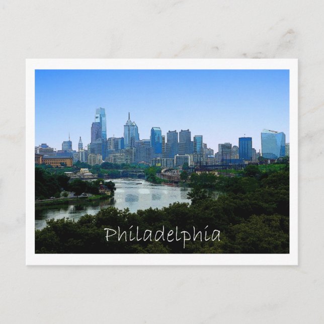 Carte Postale Philadelphie PA (Devant)
