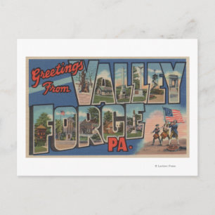 Carte Postale Philadelphie, Pennsylvanie - Forge de vallée