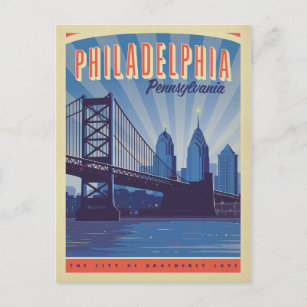 Carte Postale Philadelphie, Pennsylvanie   La Ville De Brotherly