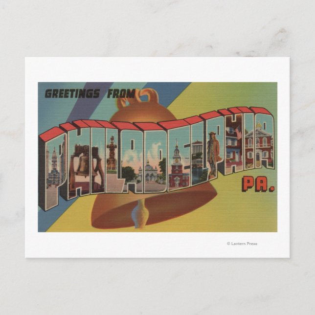 Carte Postale Philadelphie, Pennsylvanie (Liberty Bell) (Devant)