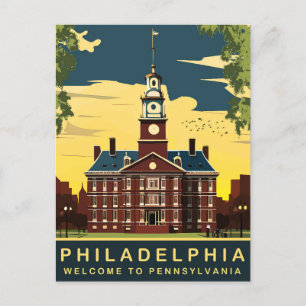 Carte Postale Philadelphie, Pennsylvanie, Voyage