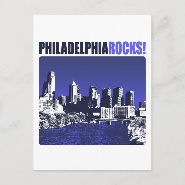 Carte Postale Philadelphie Rocks ! (Devant)