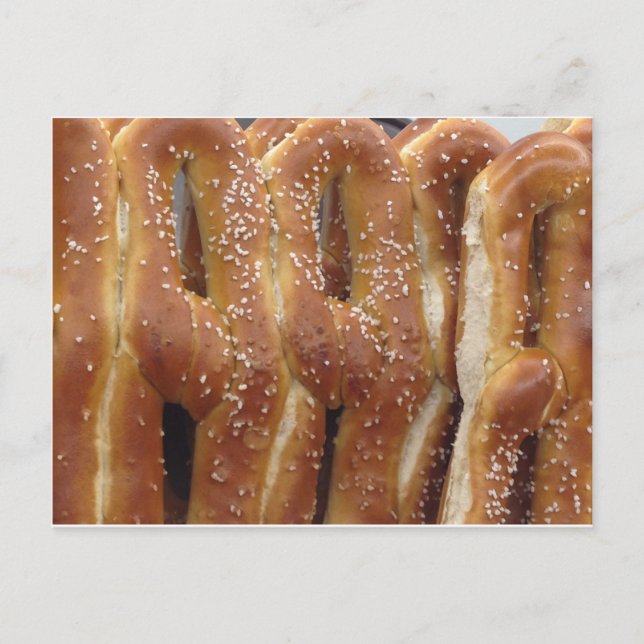 Carte Postale Philadelphie Soft Pretzels (Devant)