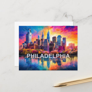 Carte Postale Philadelphie Ville De Frère Amour