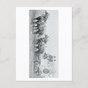 Carte Postale Philadelphie Vintage 19e siècle Publicité