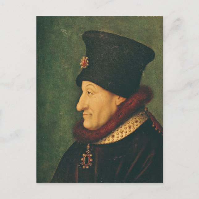 Carte Postale Philippe de France Duc de Bourgogne (Devant)