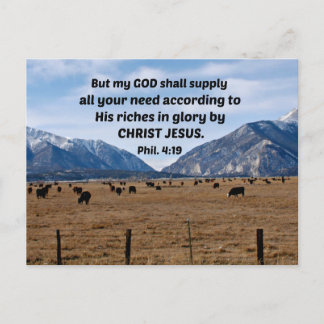 Carte Postale Philippiens 4:19
